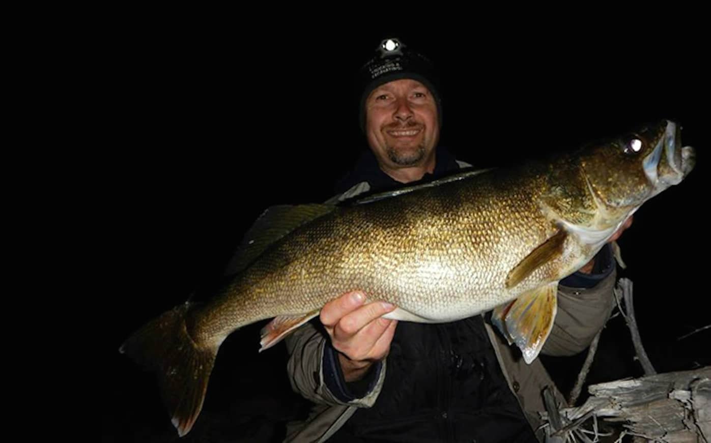 Nighttime Walleyes From Shore, FROM SHORE