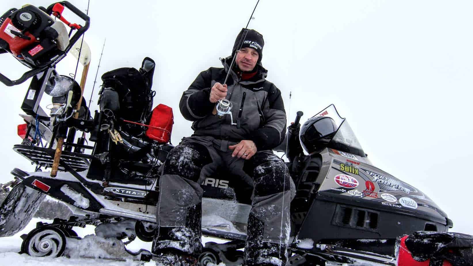 Rigging Fishing Snowmobile