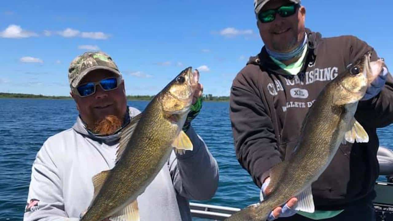 Walleye Report on Leech Lake with Bro