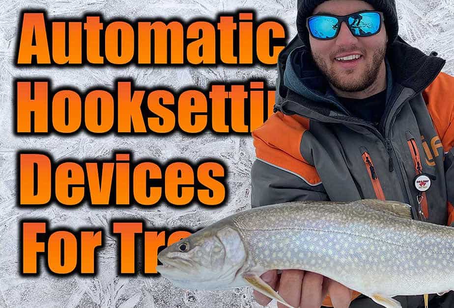 BEST Self Setting Hook Setter SURE SHOT Rod Holder Combo From CATCH ON!!  ICE FISHING 