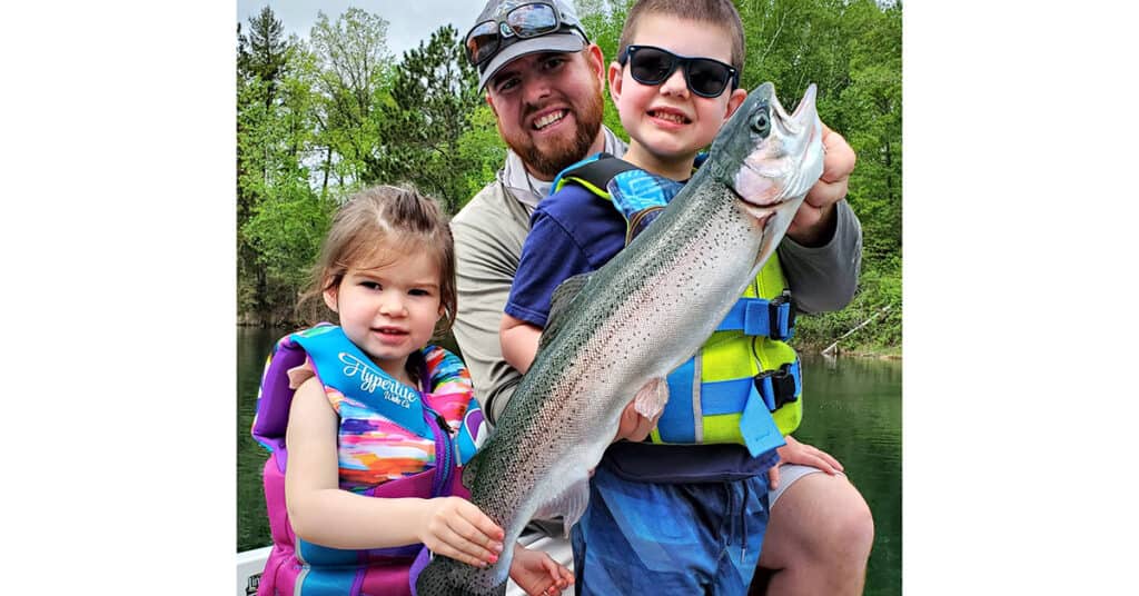 Brainerd Lakes Area rainbow trout 