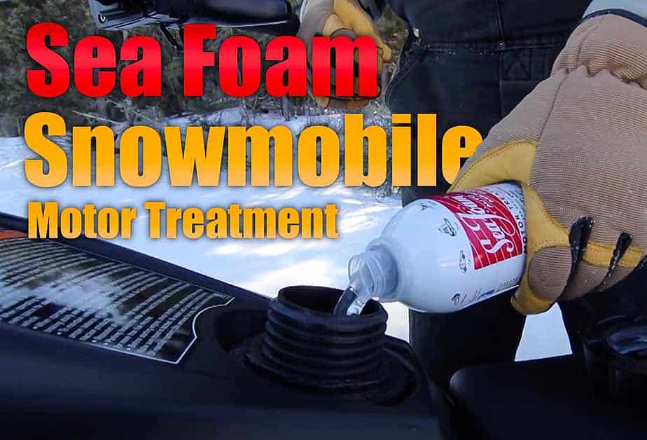 sea foam in a snowmobile