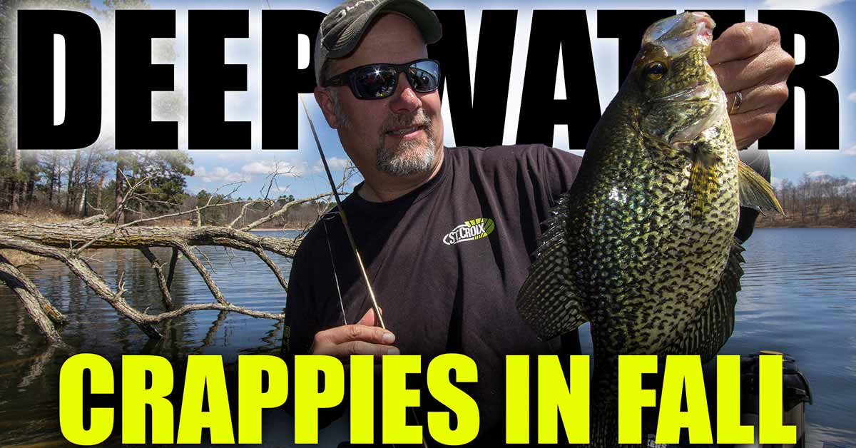 Fall Crappies In Deep Water