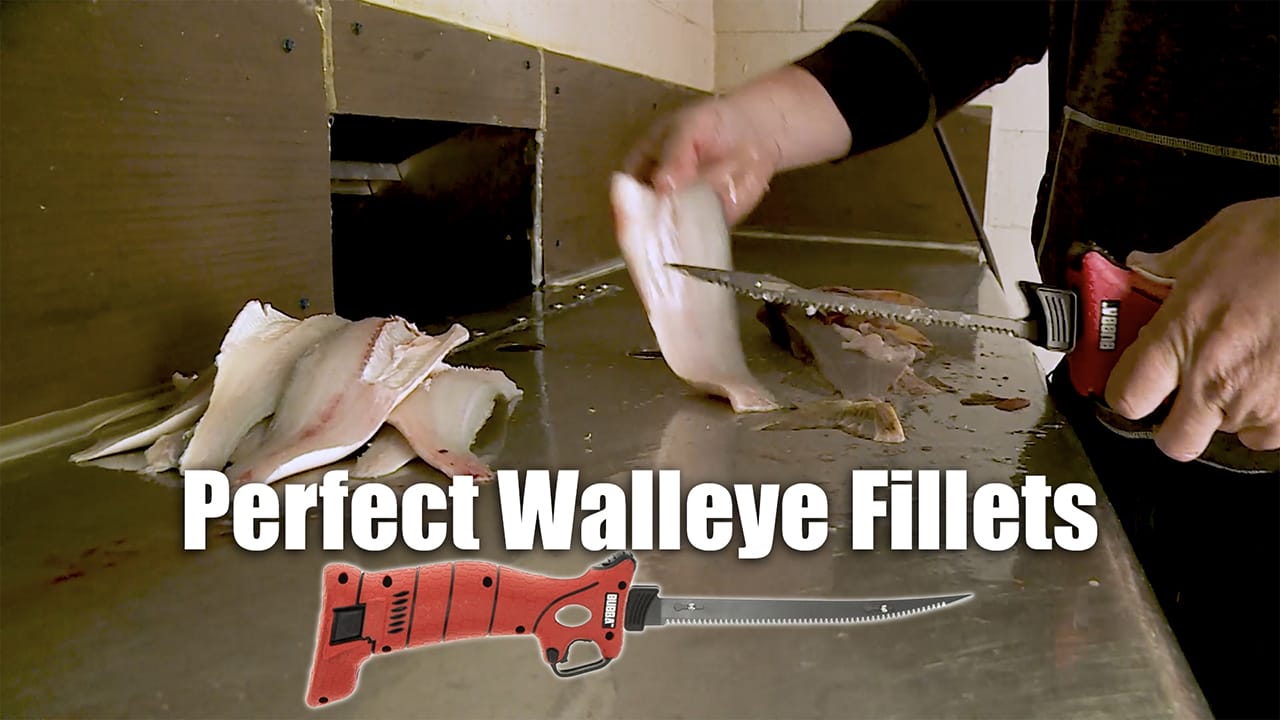 Filleting Walleyes with an Electric Knife