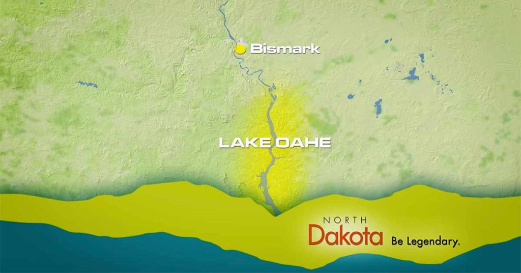 lake oahe North Dakota fishing 