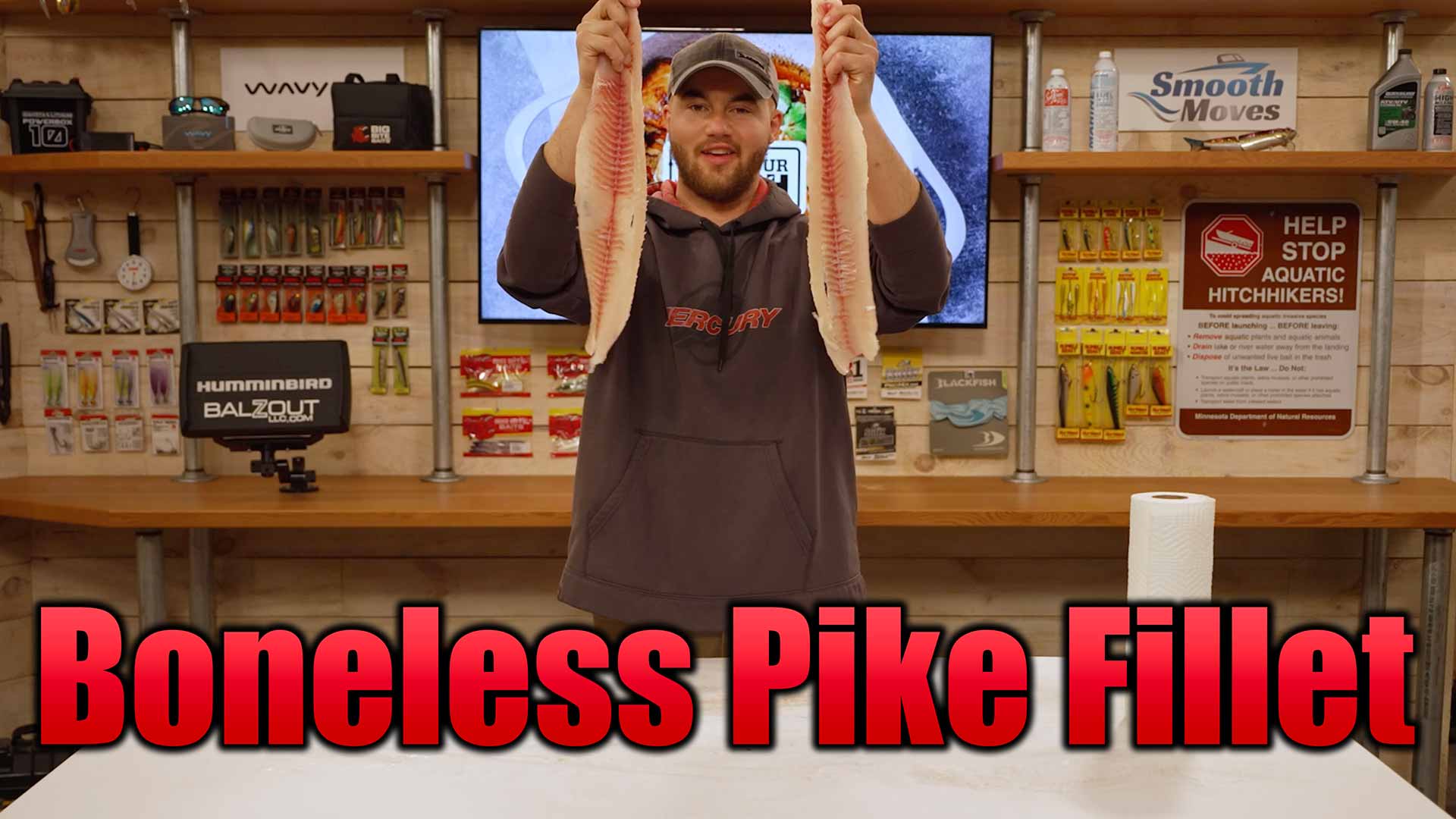 filleting northern pike