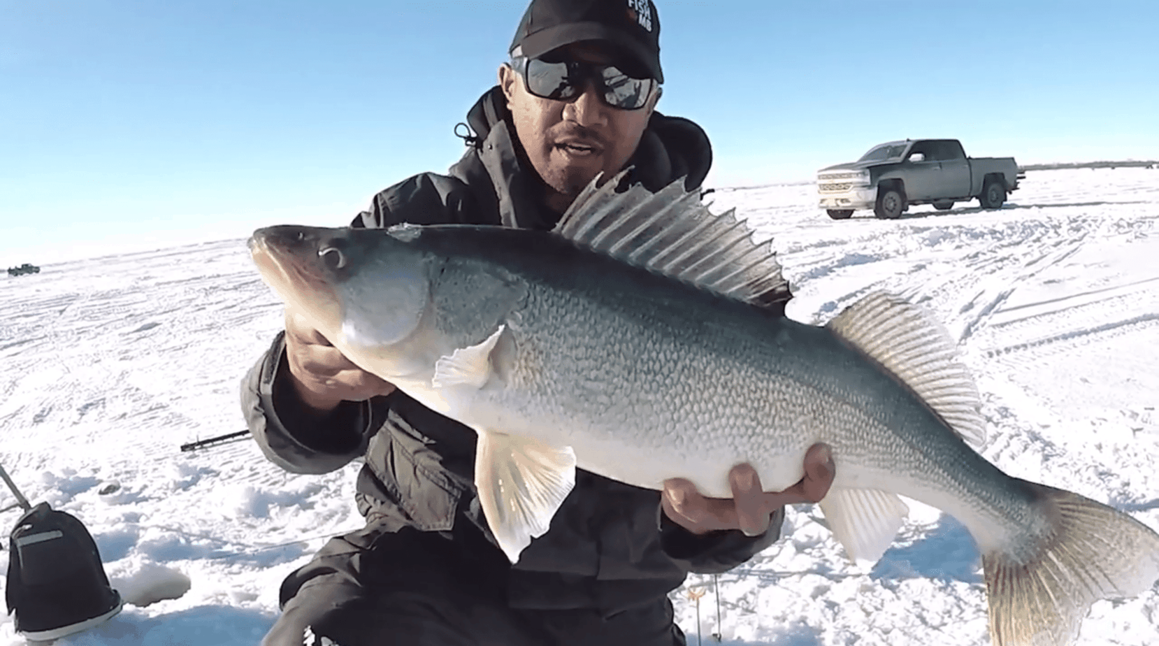 Ice Fishing for Big Walleye on Big Windy