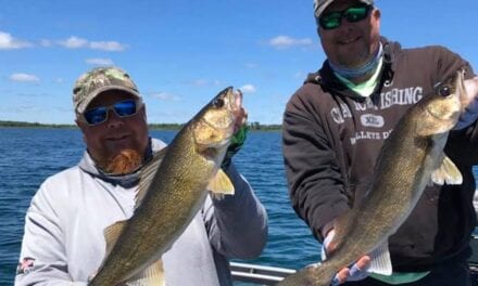 Walleye Report on Leech Lake with Bro